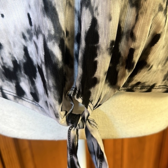 Secret Treasures Black/White Tye Dye Spaghetti Strap Cami PJ Set NWT S 4-6 - Picture 2 of 4